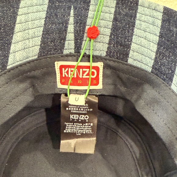 Kenzo Rinse Blue Denim Bucket Hat - Picture 4 of 7